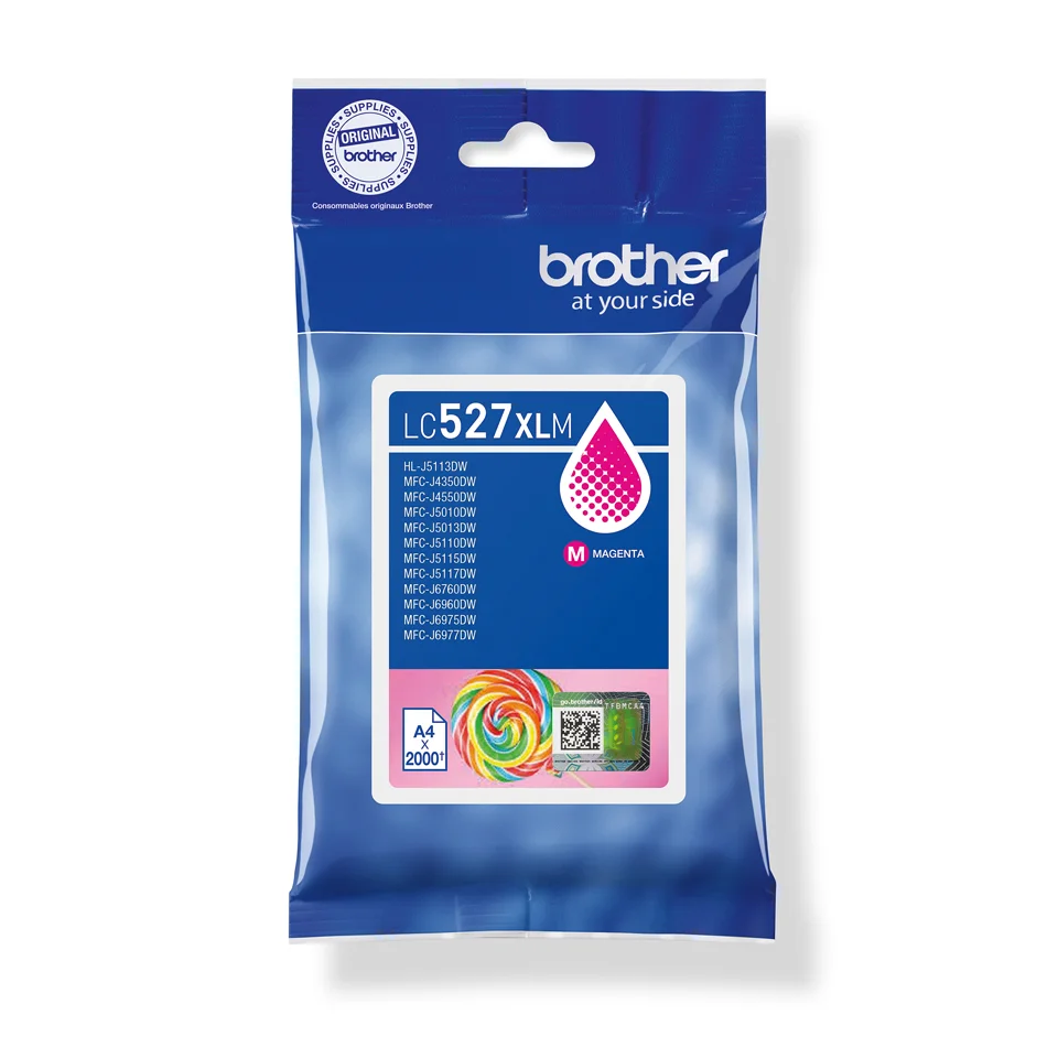 Brother LC527XLM Druckerpatrone 1 Stück(e) Original Hohe (XL-) Ausbeute Magenta