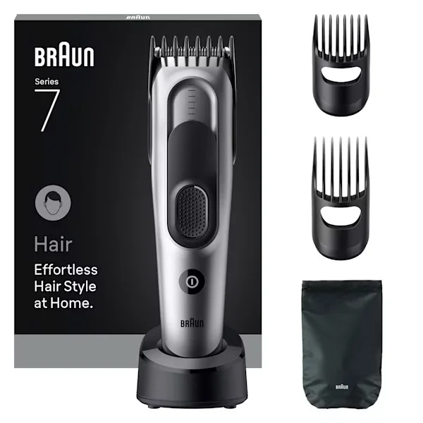 Braun HC7590 Haartrimmer/-schneider Schwarz, Silber 17 Nickel-Metallhydrid (NiMH)