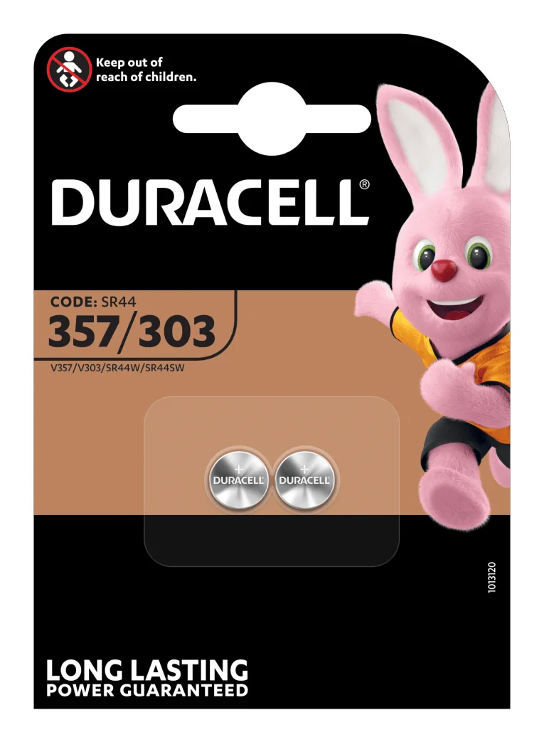 Duracell 303/357 Einwegbatterie SR44 Siler-Oxid (S)