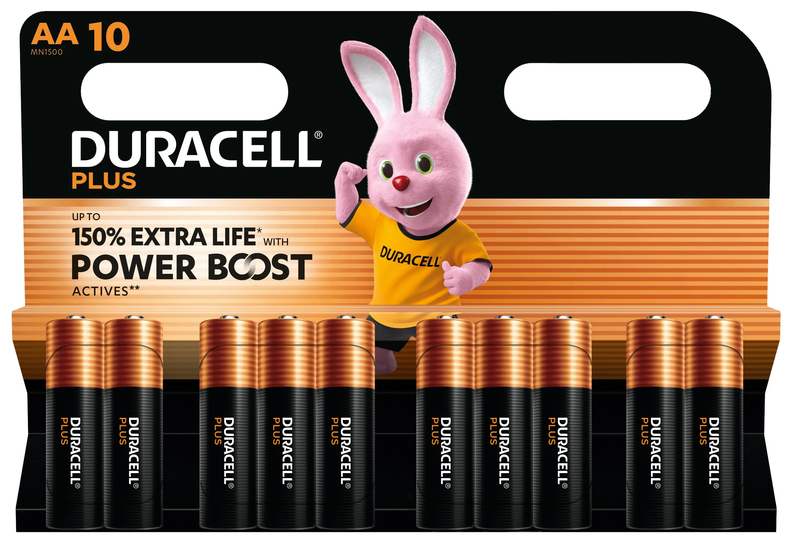 Duracell Plus Einwegbatterie AA Alkali