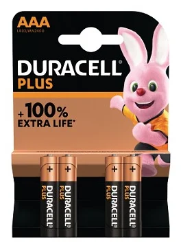 Duracell Plus Einwegbatterie AAA Alkali