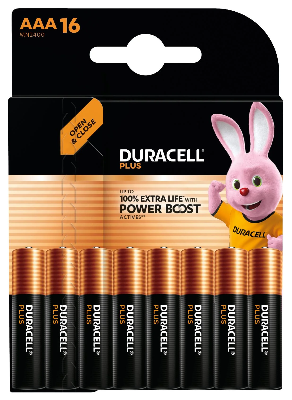Duracell Plus Einwegbatterie AAA Alkali