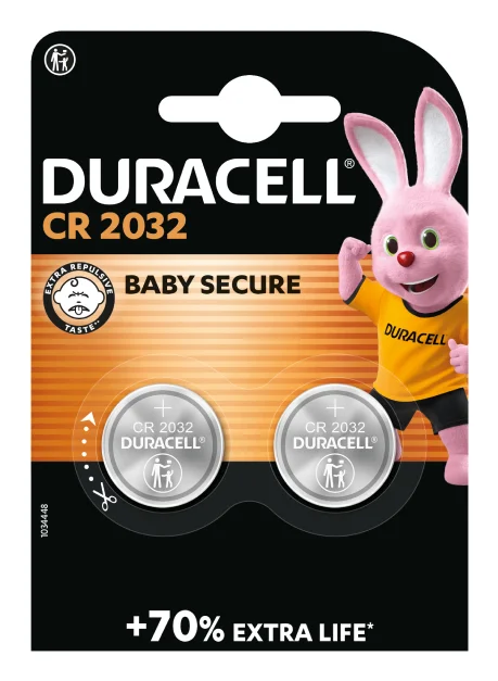 Duracell Knopfzelle CR2032 B2 Lithium