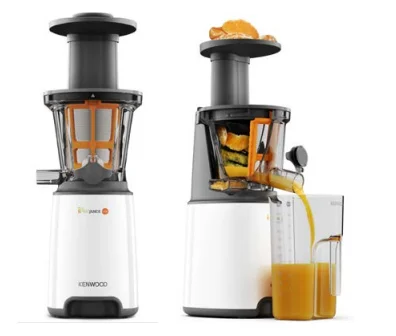 Kenwood JMP 400 WH Saftpresse Langsamer Entsafter 140 W Schwarz, Weiß