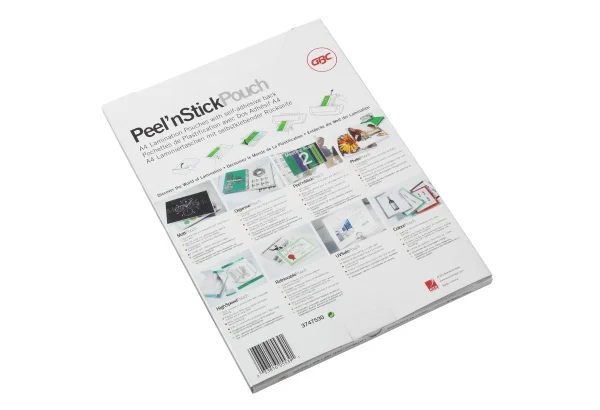 GBC Peel`n Stick Laminiertaschen A4 2x100 Micron glänzend (100)
