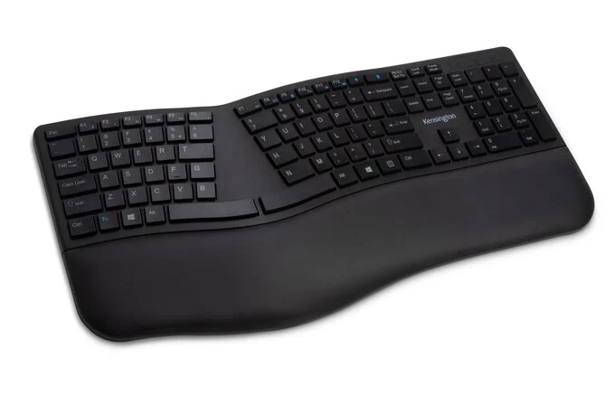 Kensington ProFit Ergo Wrlss Tastatur Universal RF kabellos + USB AZERTY Französisch Schwarz