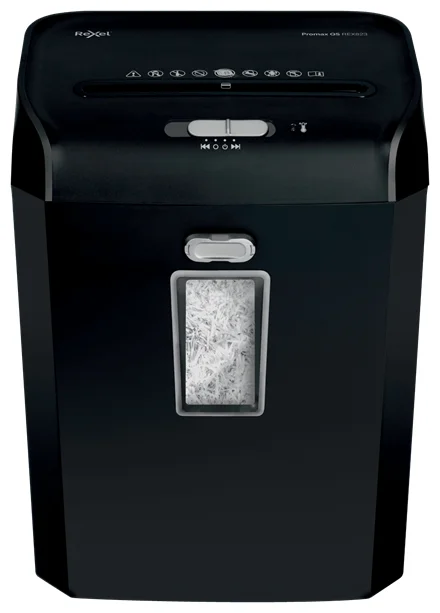 Rexel QS REX823 Aktenvernichter Kreuzschreddern 58 dB 22 cm Schwarz