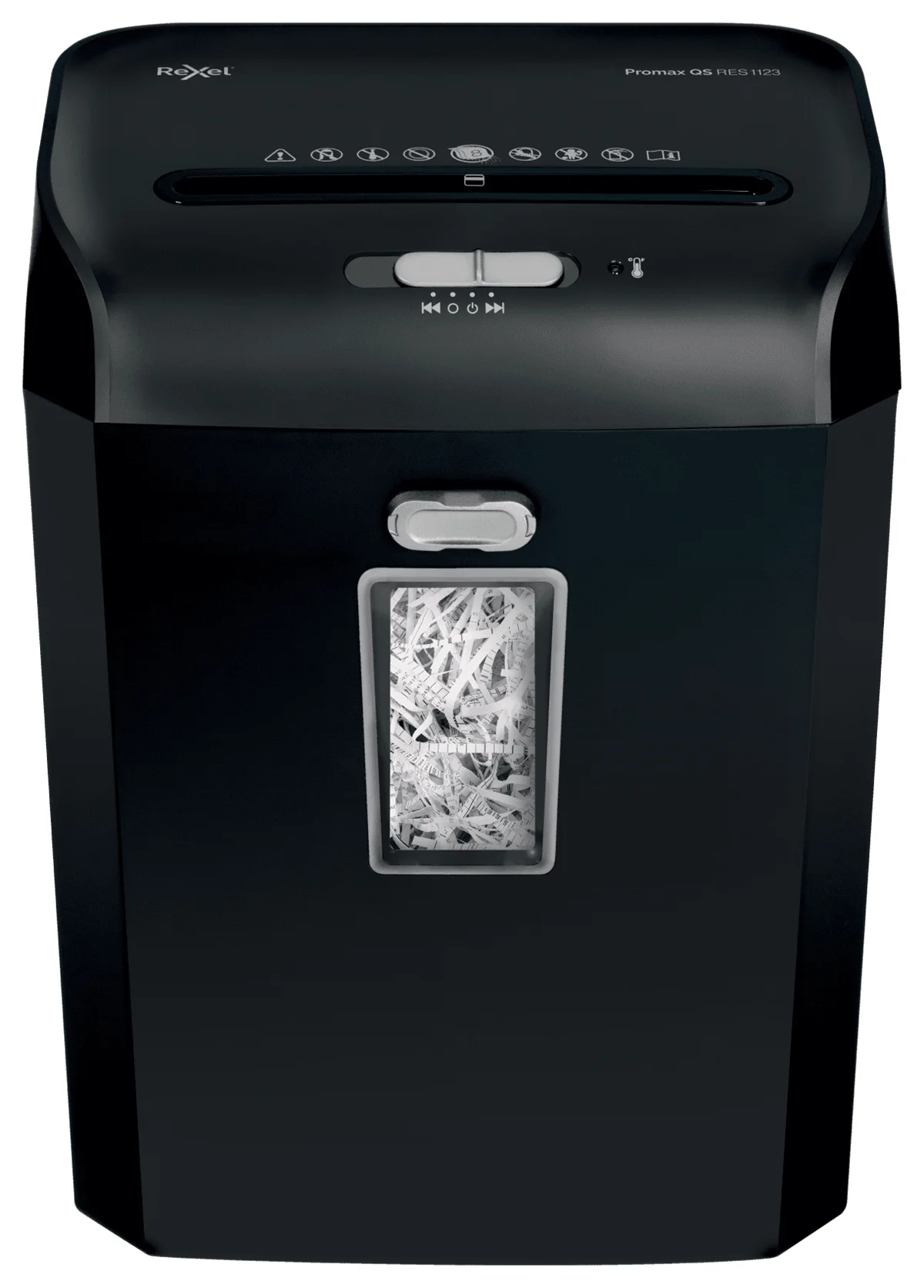 Rexel ProMax QS RES1123 Aktenvernichter Streifenzerkleinerung 58 dB 22 cm Schwarz