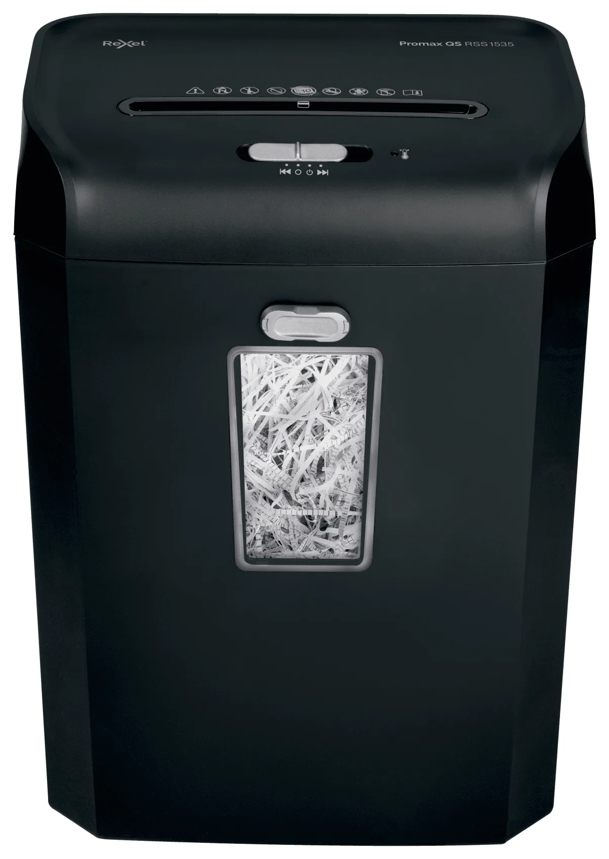 Rexel ProMax QS RSS1535 Aktenvernichter Streifenzerkleinerung 58 dB 22 cm Schwarz