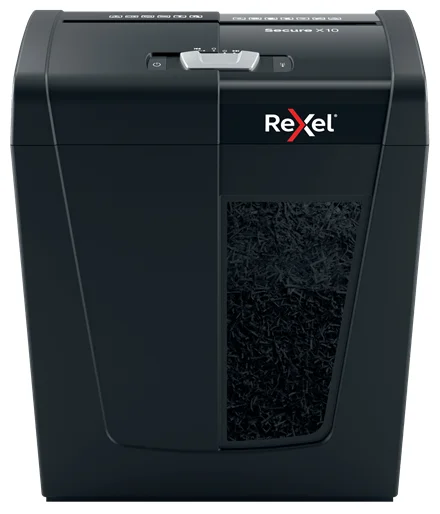 Rexel Secure X10 Aktenvernichter Kreuzschreddern 68 dB Schwarz