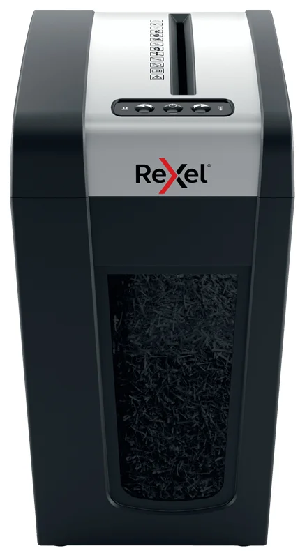 Rexel MC6-SL Aktenvernichter Mikrogeschnittene Zerkleinerung 55 dB Schwarz