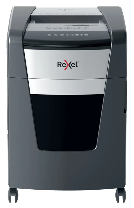 Rexel XP418+ Aktenvernichter Kreuzschreddern 55 dB Schwarz