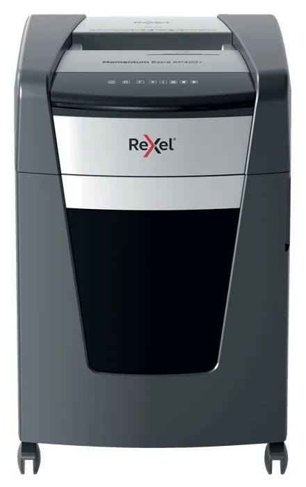 Rexel XP420+ Aktenvernichter Kreuzschreddern 55 dB Schwarz