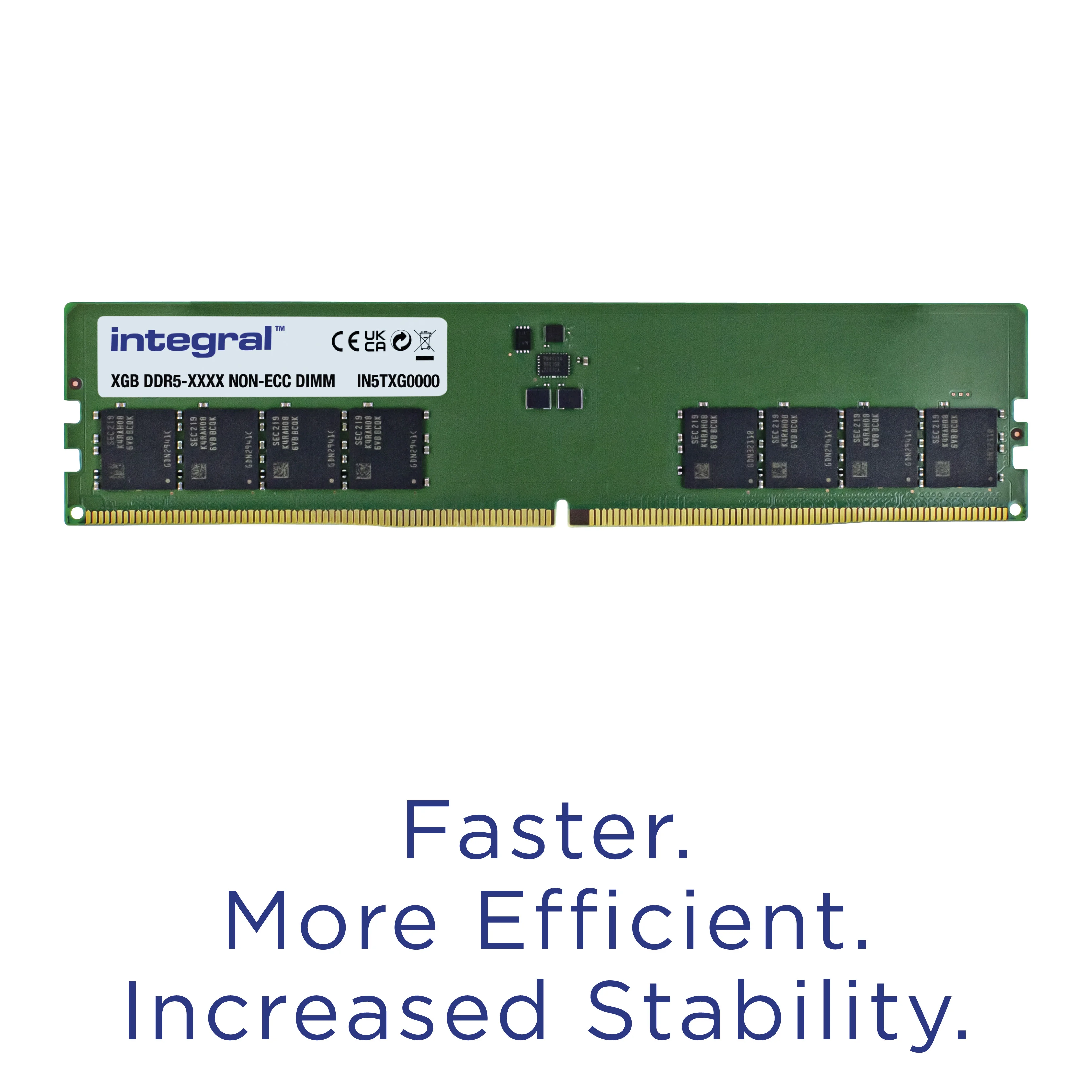 Integral IN5T16GNHRBX Speichermodul 16 GB 1 x 16 GB DDR5 288-pin DIMM