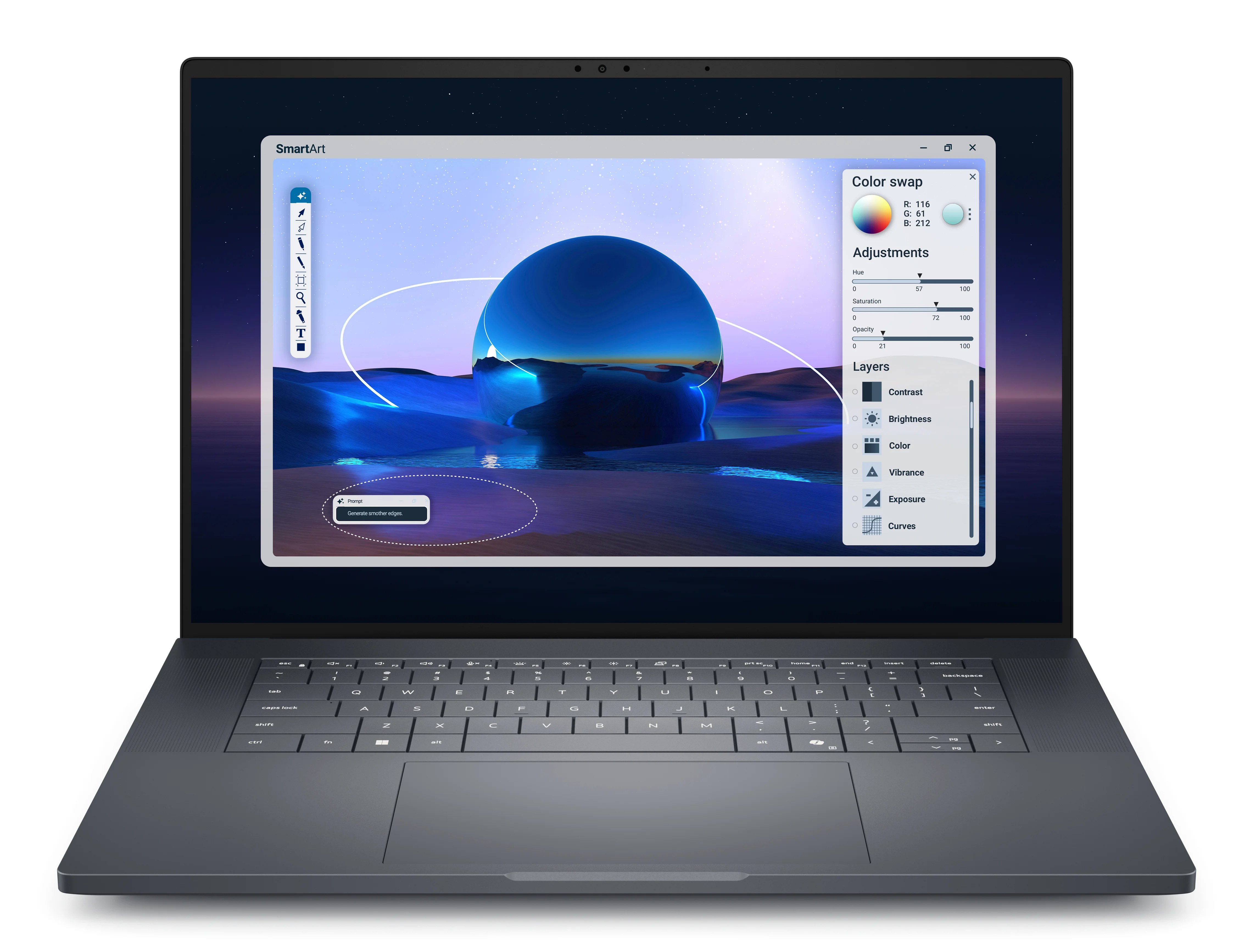 DELL Pro Max 16 Premium MA16250 Intel Core Ultra 7 265H Mobiler Arbeitsplatz 40,6 cm (16") Full HD+ 32 GB LPDDR5x-SDRAM 1 TB SSD NVIDIA RTX PRO 1000 Blackwell Wi-Fi 7 (802.11be) Windows 11 Pro Schwarz Deutsch
