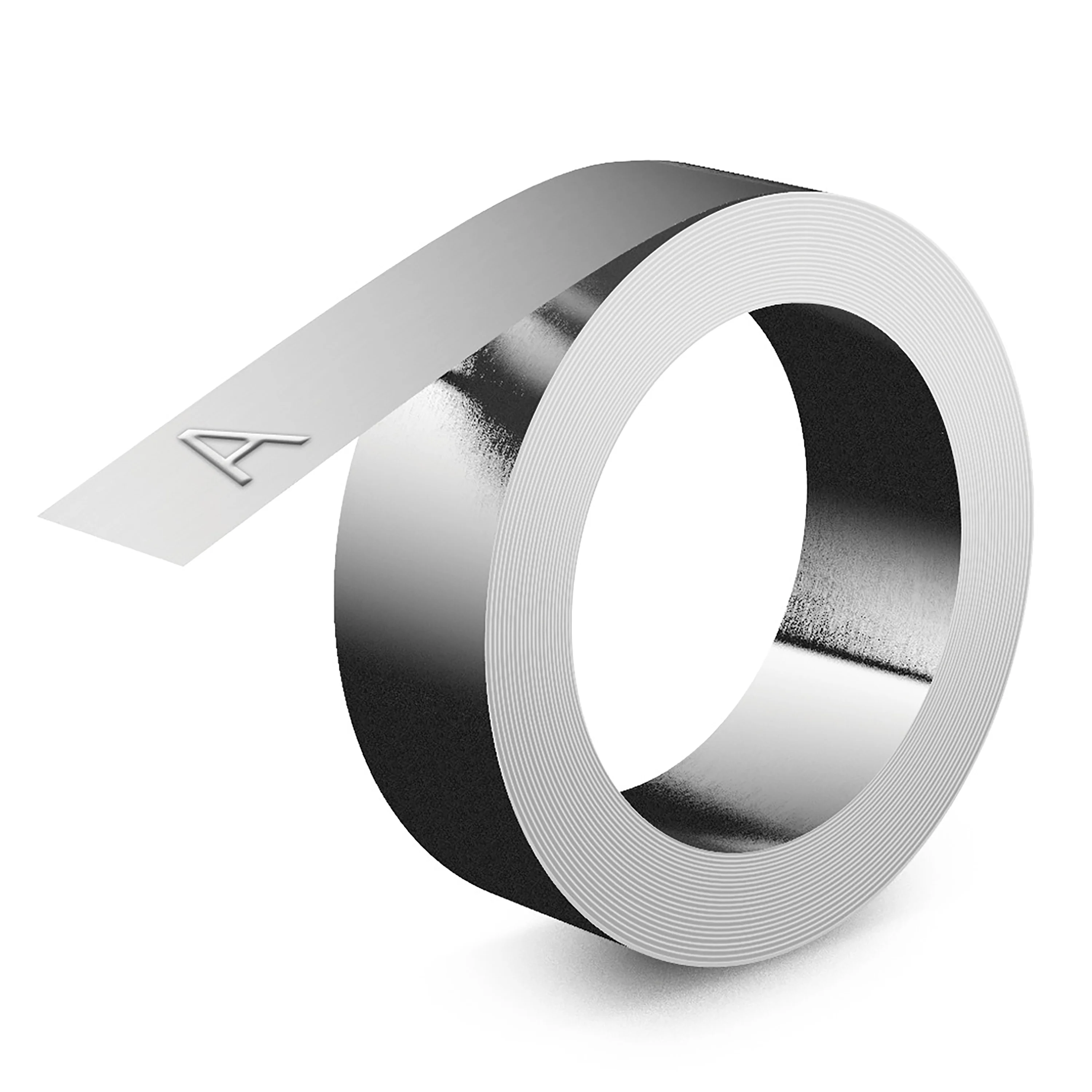 DYMO Rhino Aluminium-Prägeetiketten | 12 mm x 3,65 m | Selbstklebend | Kompatibel mit dem Rhino M1011 Prägegerät | Wetterbeständig | Ideal für Heimwerker & Bauwesen | Hergestellt in Europa