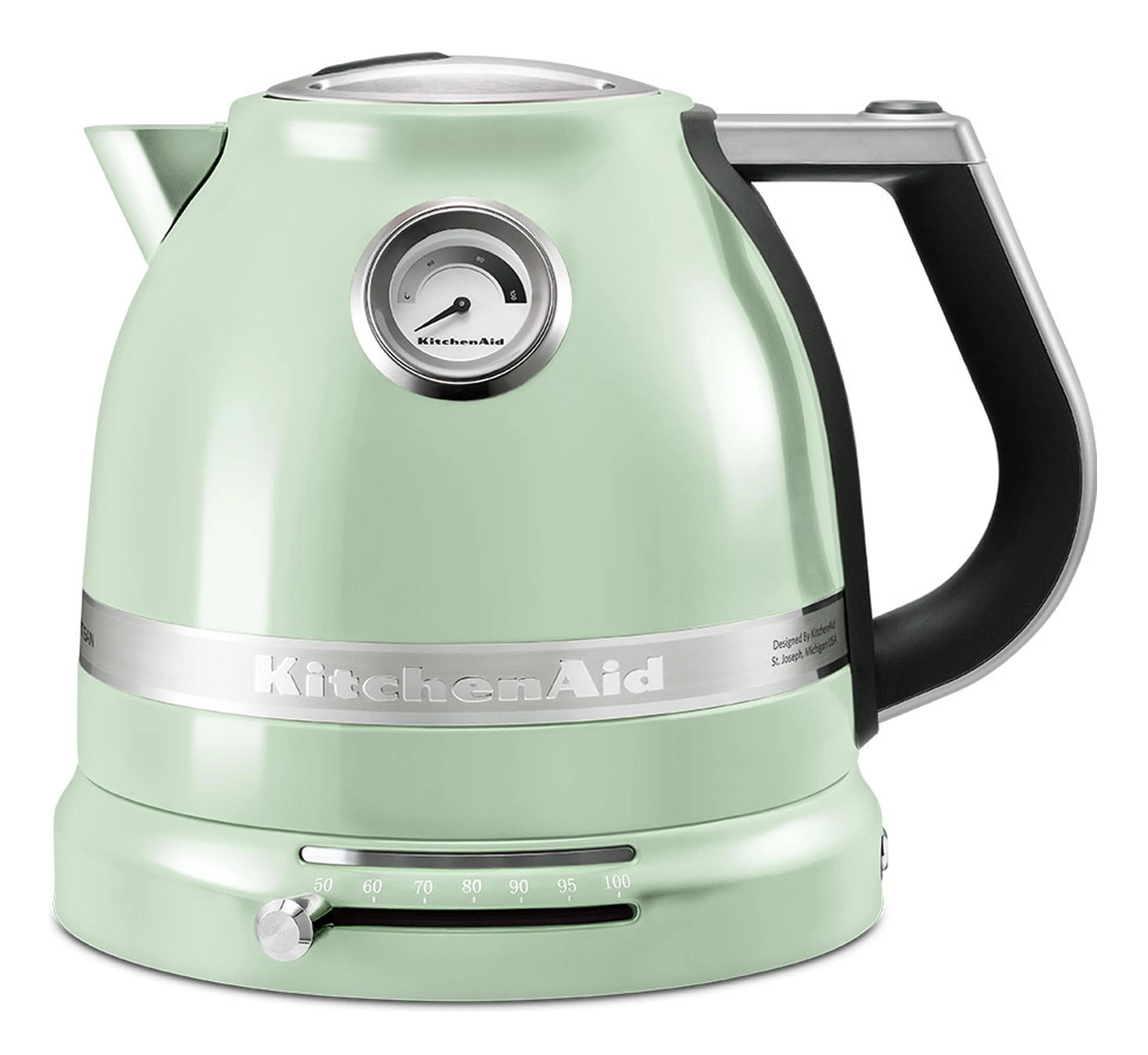 KitchenAid 5KEK1522EPT Wasserkocher 1,5 l 2400 W Schwarz, Grün, Edelstahl