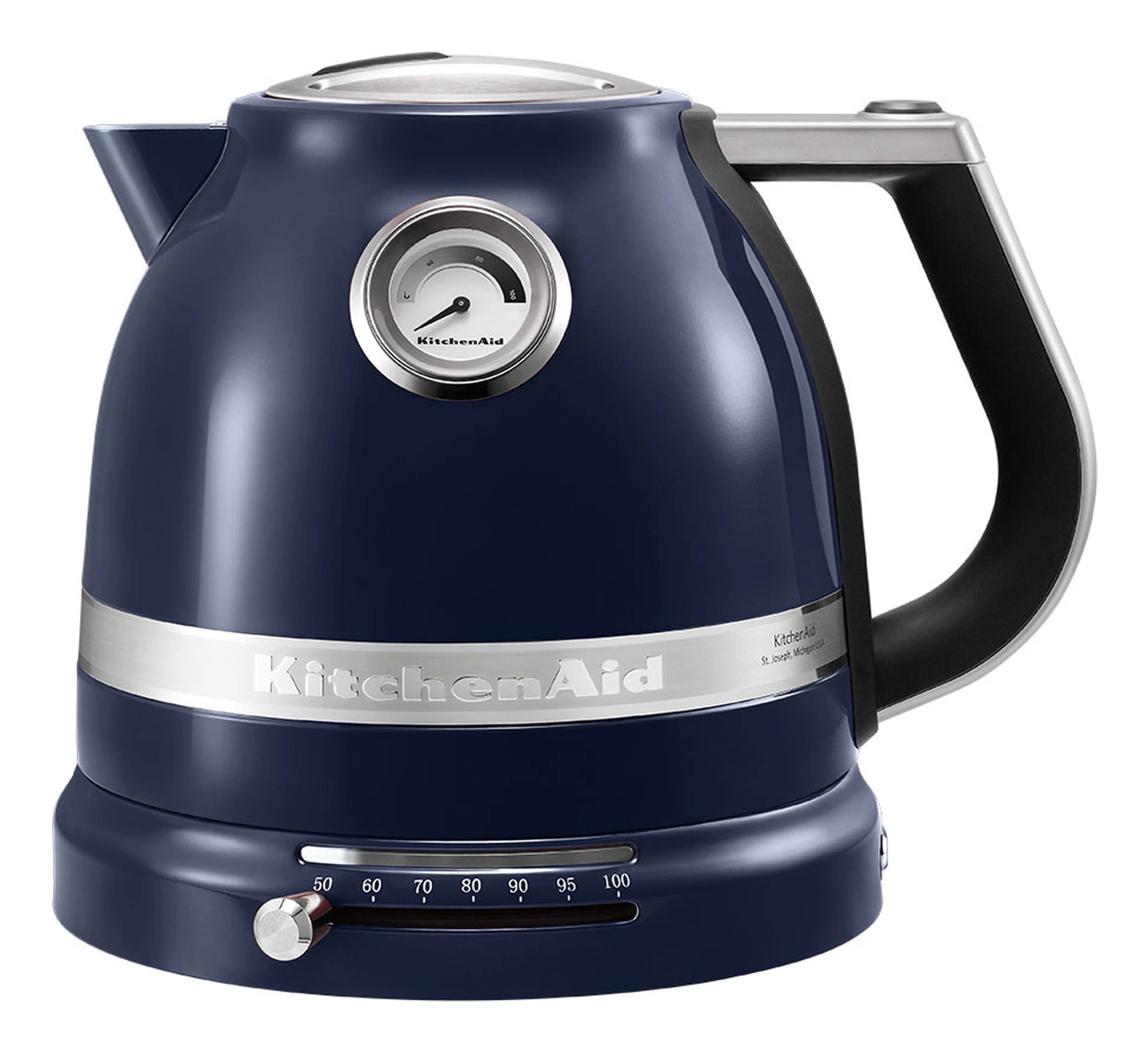 KitchenAid 5KEK1522EIB Wasserkocher 1,5 l 2400 W Schwarz, Blau, Edelstahl