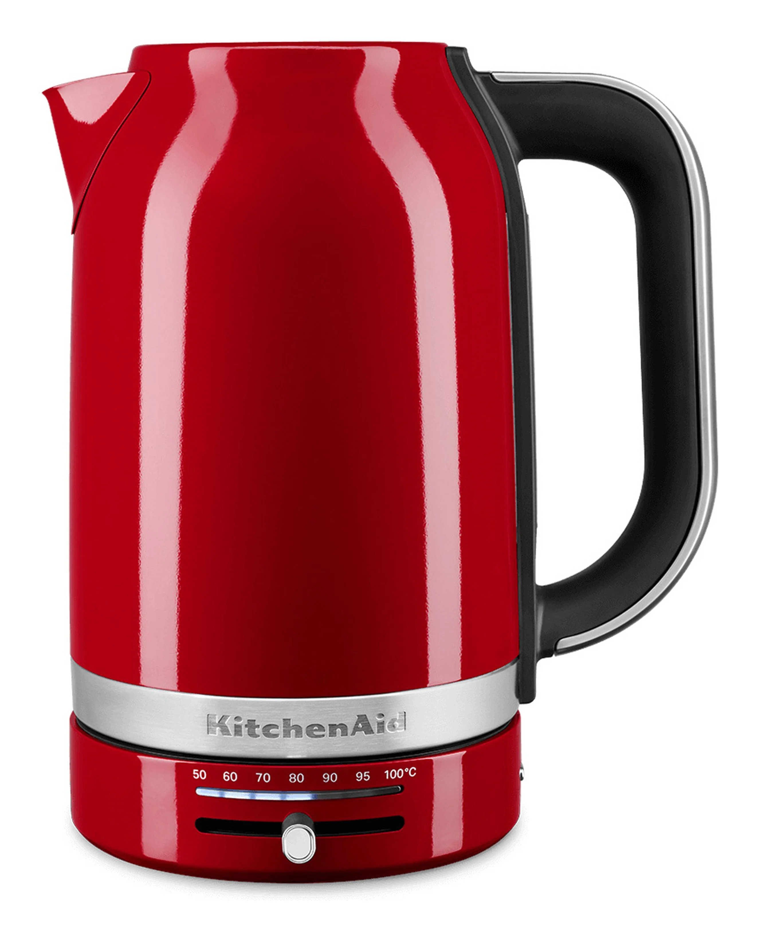 KitchenAid 5KEK1701EER Wasserkocher 1,7 l 2400 W Schwarz, Rot, Edelstahl