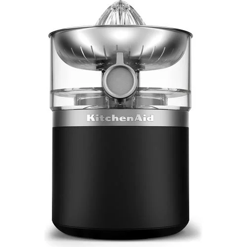 KitchenAid 5KCJR160BM Elektrische Zitronenpresse Schwarz, Transparent