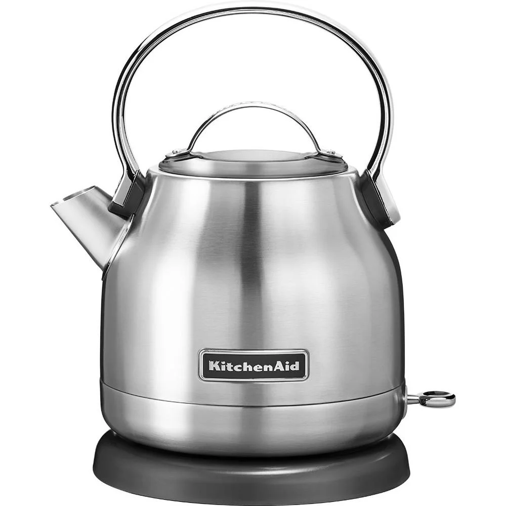 KitchenAid 5KEK1222ESX Wasserkocher 1,25 l 2200 W Schwarz, Edelstahl