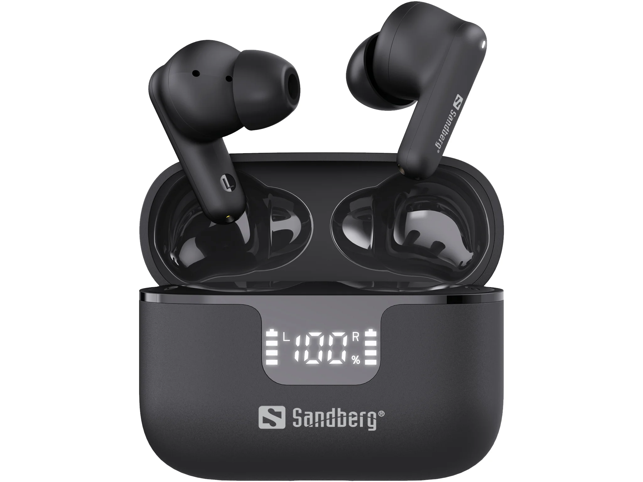 Sandberg 126-52 Kopfhörer & Headset True Wireless Stereo (TWS) im Ohr Musik/Alltag Bluetooth Schwarz