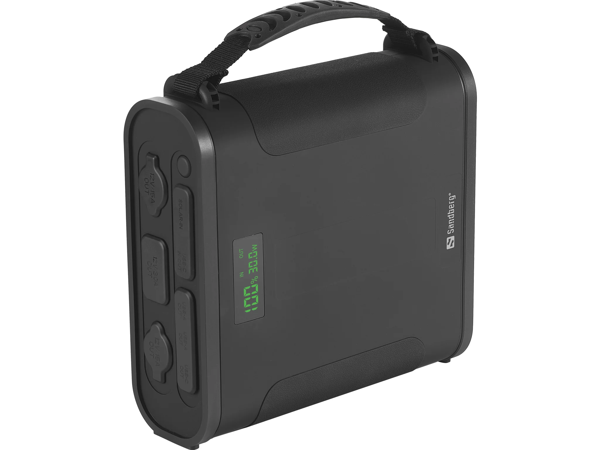 Sandberg 421-37 Powerbank Lithium-Eisen-Phosphat (LiFePO4) 144000 mAh Schwarz