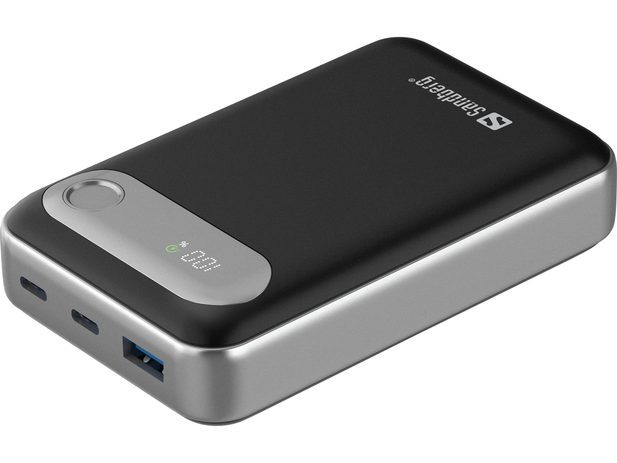 Sandberg 421-41 Powerbank Lithium Polymer (LiPo) 20000 mAh Schwarz, Silber