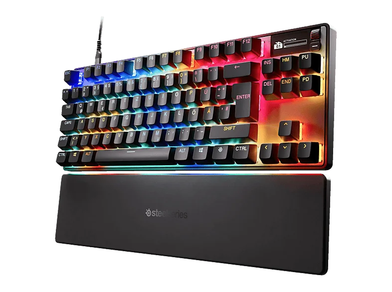 STEELSERIES Apex Pro TKL GEN3, Gaming Tastatur, Mechanisch, Sonstiges, Kabelgebunden, Schwarz