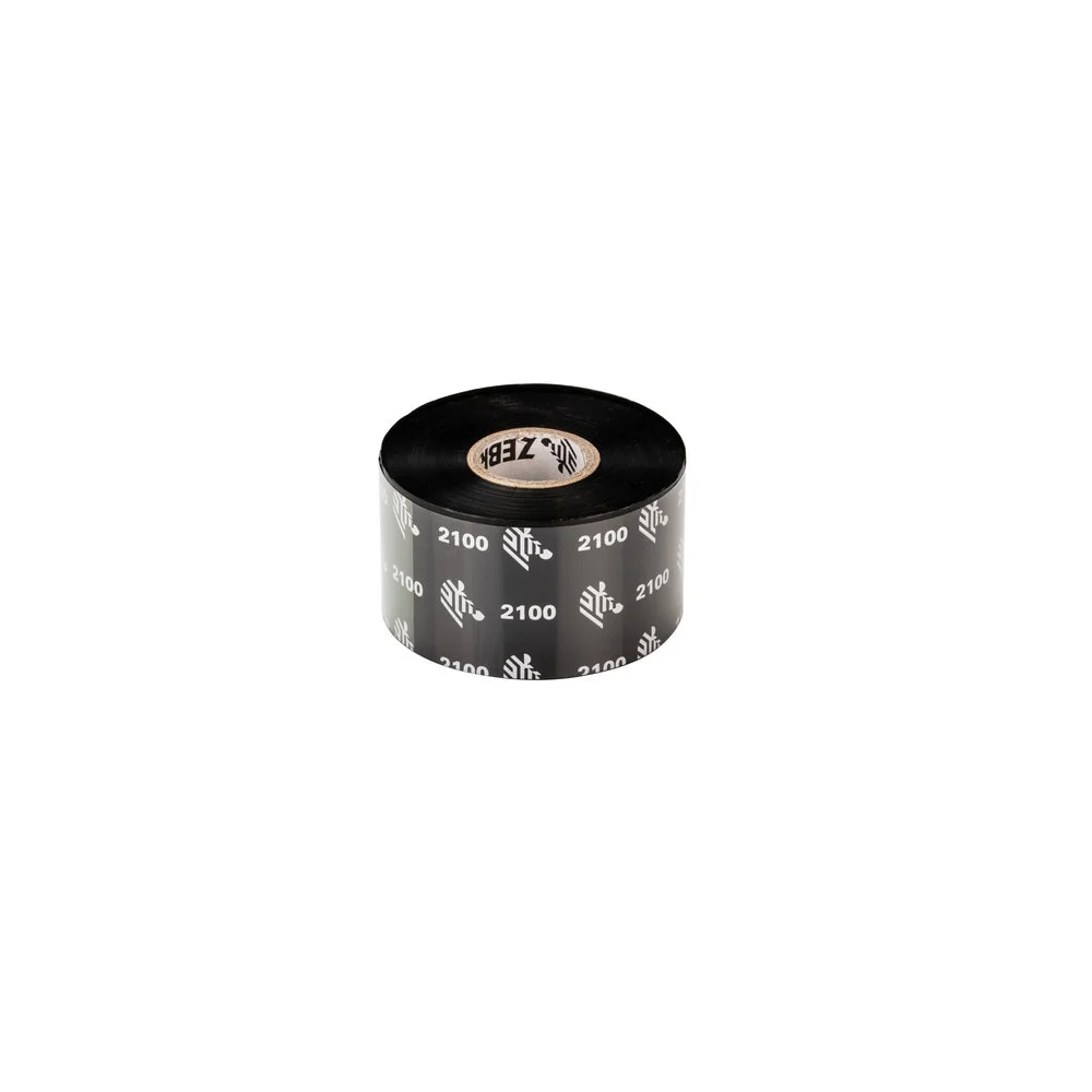 Zebra 2100 Wax Thermoband 450 m Schwarz