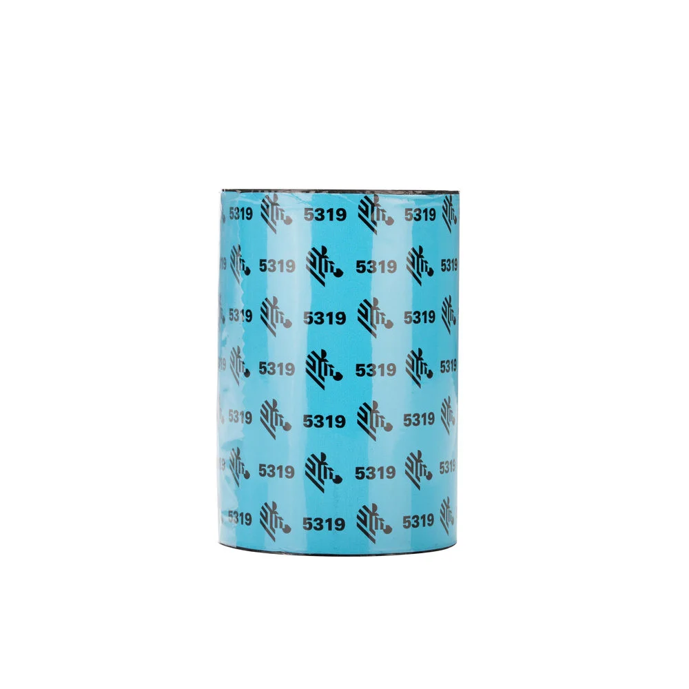 Zebra 5319 Wax Thermoband 74 m Schwarz
