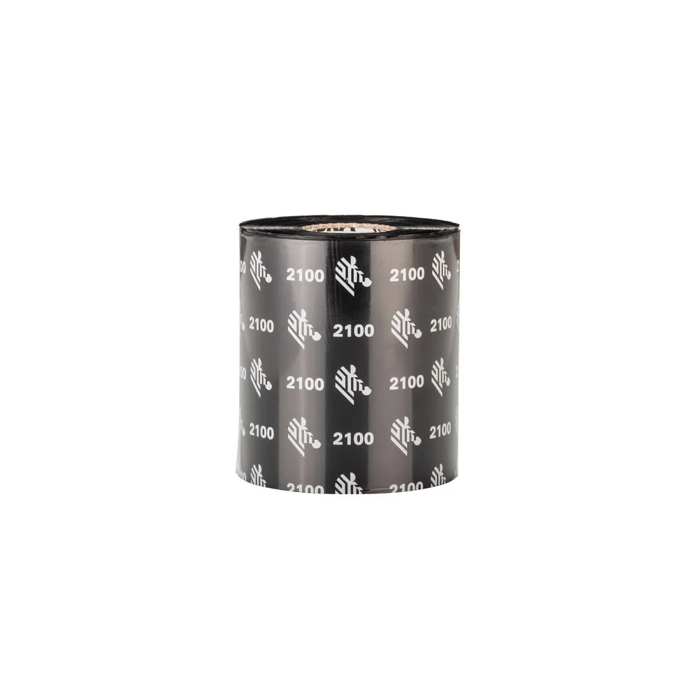 Zebra 2100 Wax Thermoband 450 m Schwarz