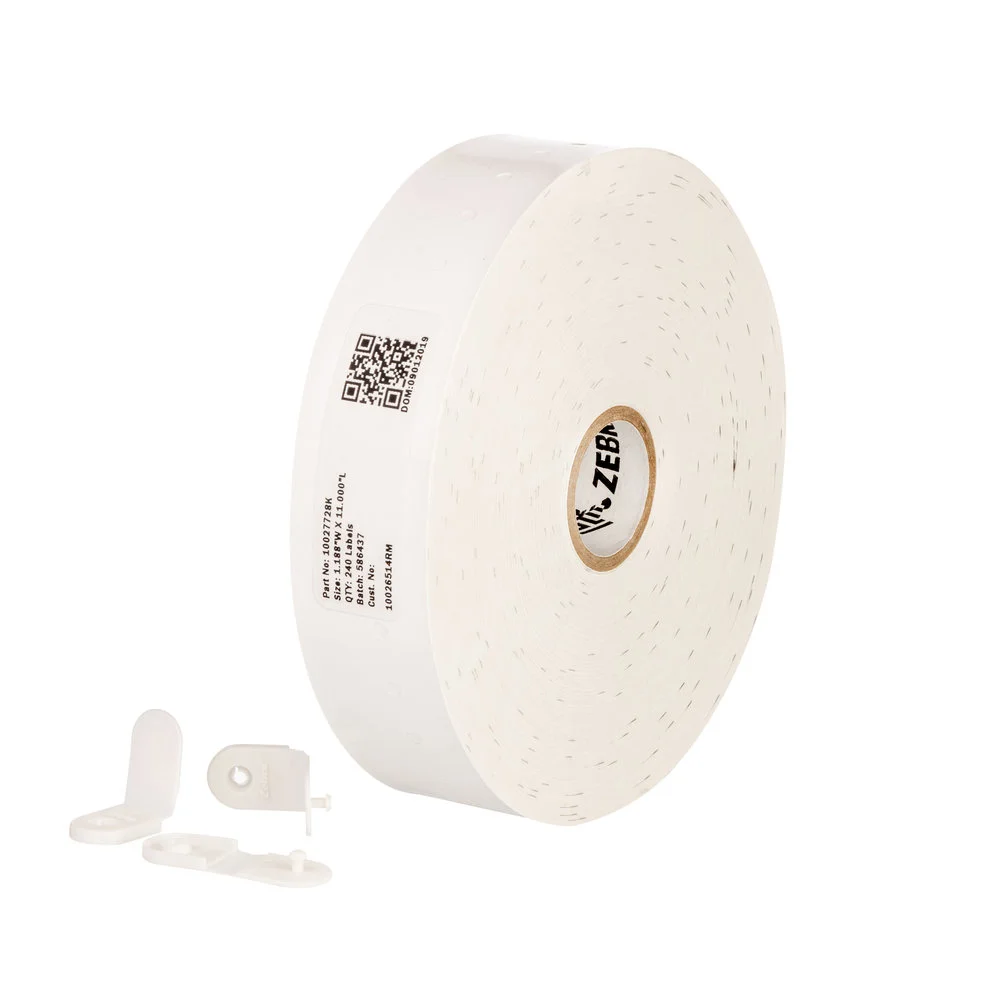 Zebra Z-Band Quickclip Wristband Weiß