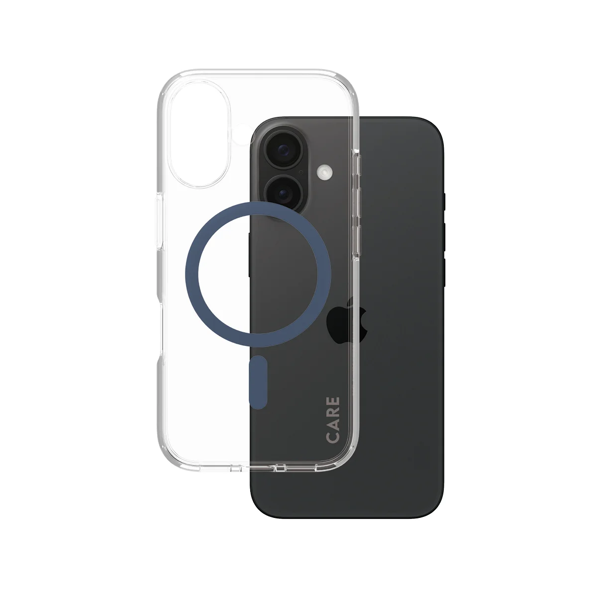 PanzerGlass CARE™ by ® Urban Combat Case Transparent m. Blau MagSafe iPhone 16