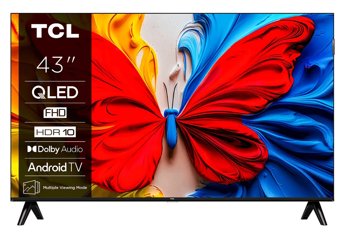 TCL 43V5C Fernseher 109,2 cm (43") Full HD Smart-TV WLAN Schwarz