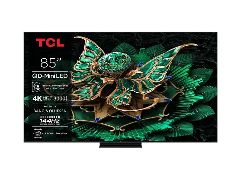TCL Q7 85Q7C Fernseher 2,16 m (85") 4K Ultra HD Smart-TV WLAN Metallisch 3000 cd/m²