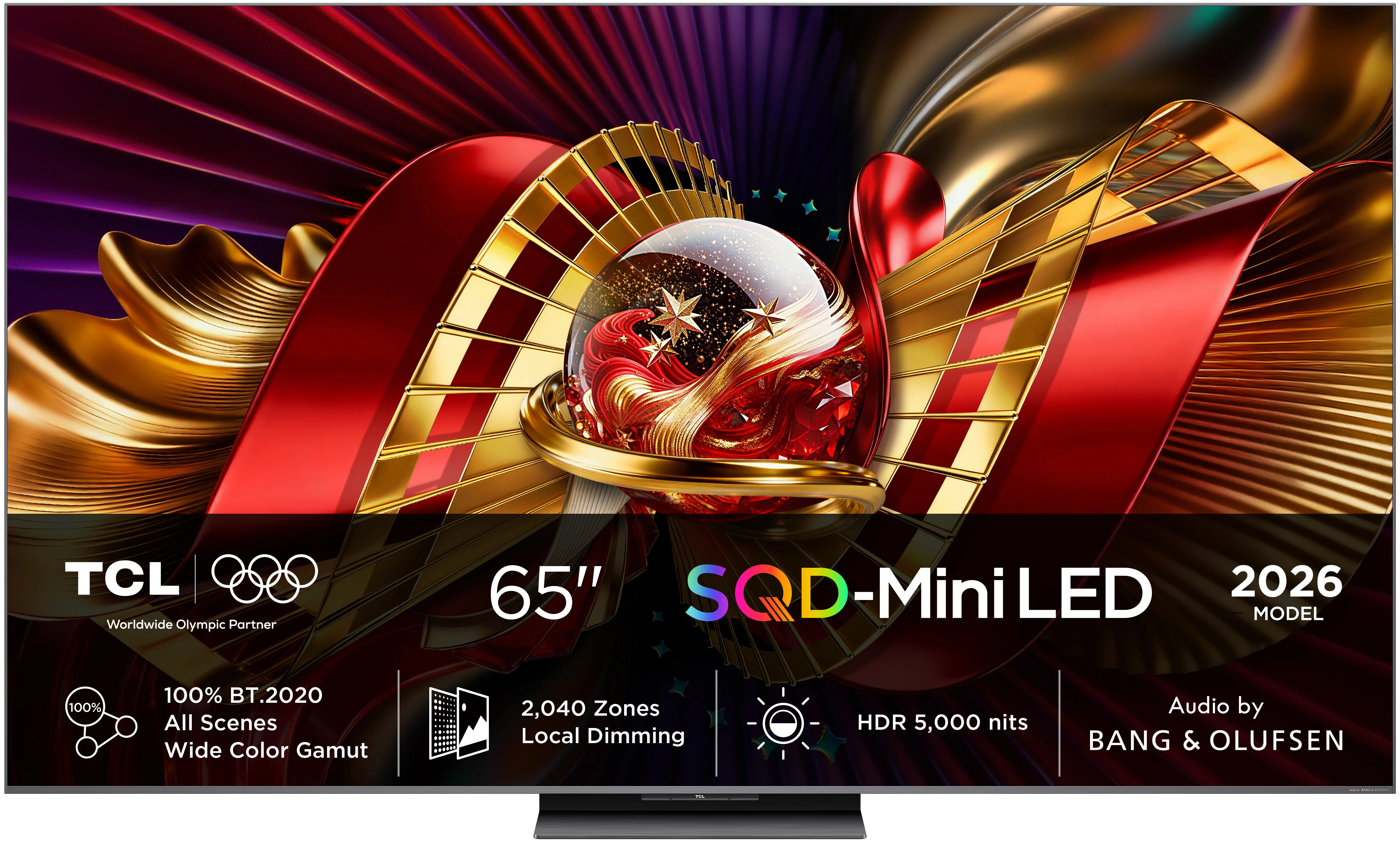 TCL C8L 65C8L Fernseher 165,1 cm (65") 4K Ultra HD Smart-TV WLAN Schwarz 6000 cd/m²