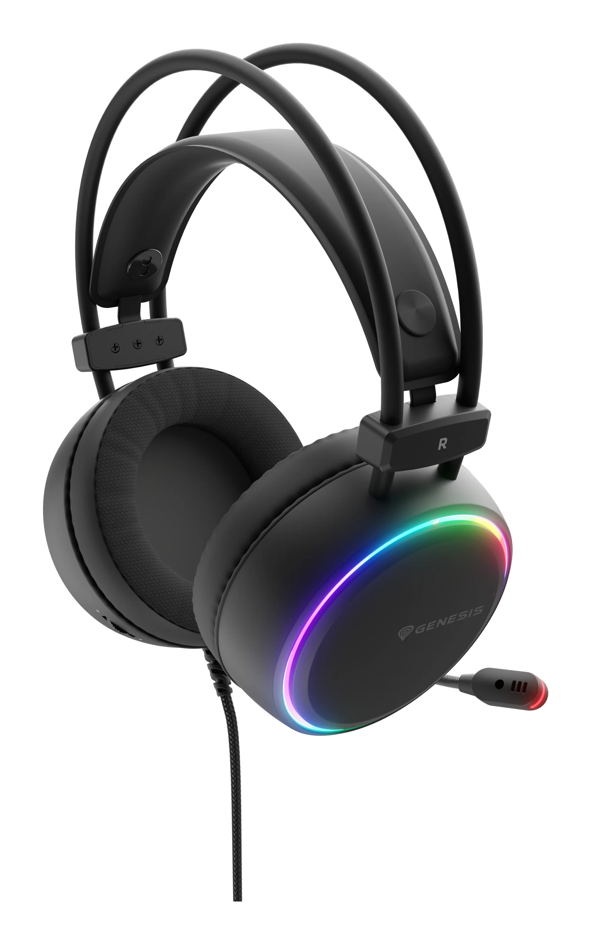 GENESIS NSG-2307 Kopfhörer & Headset Kabelgebunden Kopfband Gaming USB Typ-A Schwarz