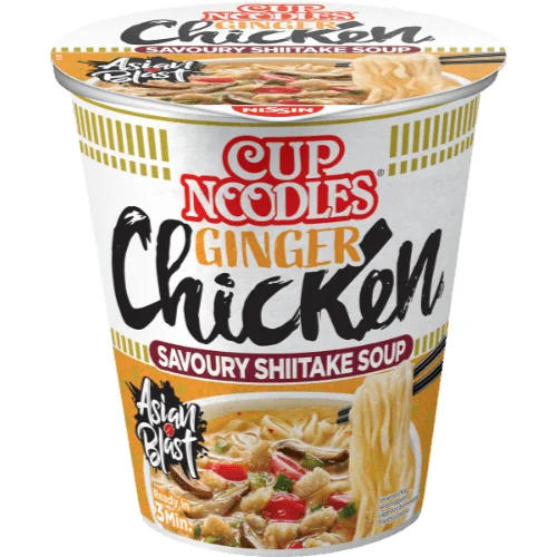 Nissin CUP NOODLES Ginger Chicken Instant-Suppennudel