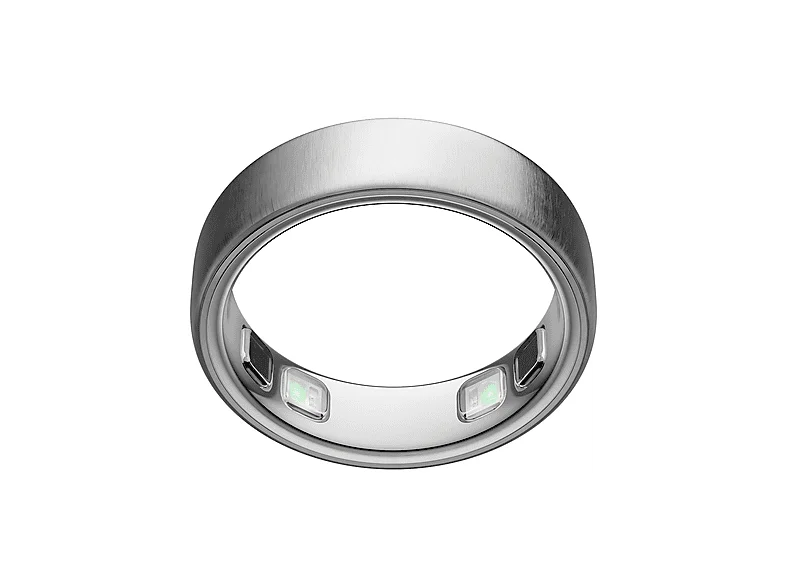 OURA Ring 5, Größe 11, Brushed Silver Smart