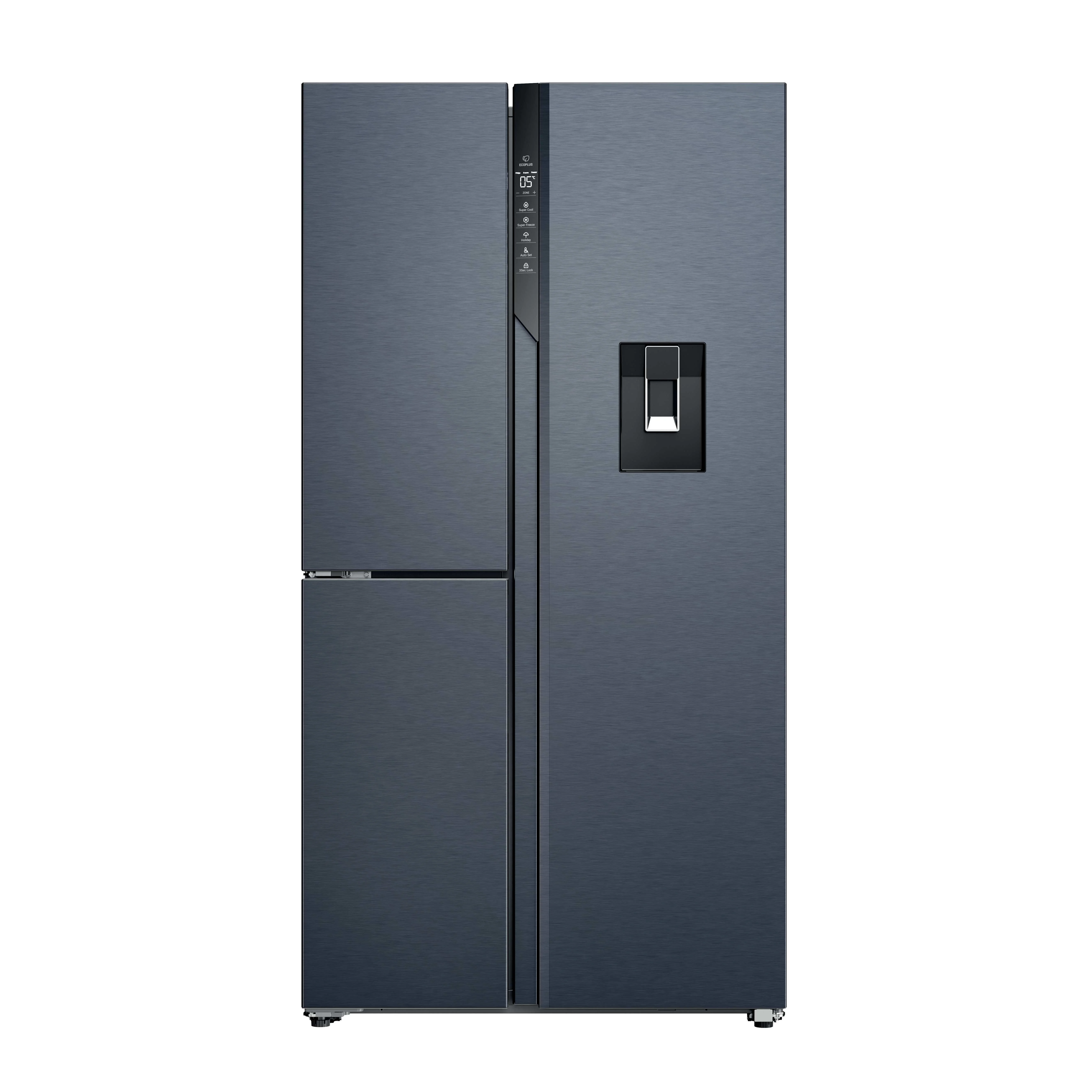 Haier HSPR79F18DWMB Side-by-Side Kühlkombination Freistehend 573 l Beige