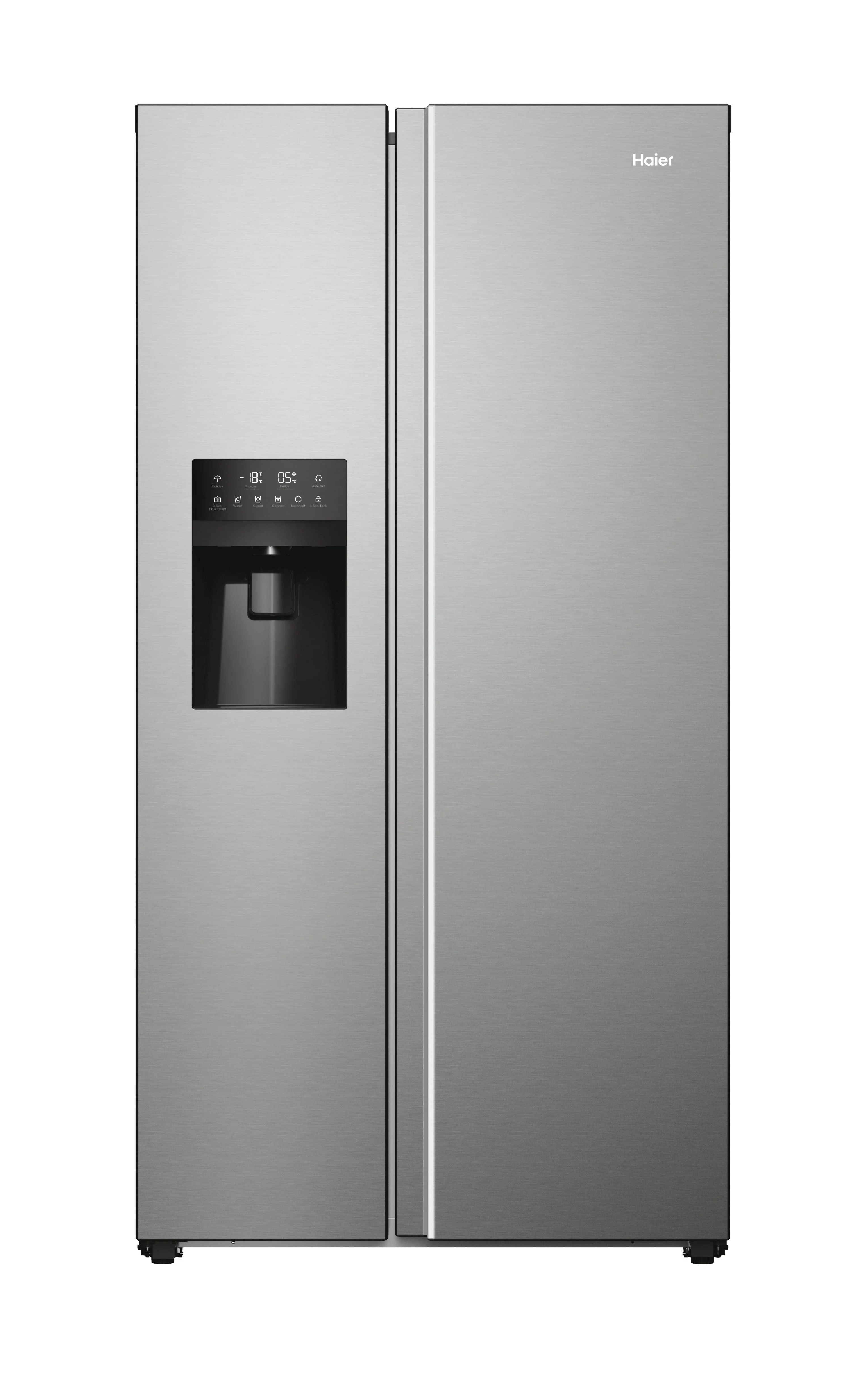 Haier HSR5918DIMP Freistehend 511 l Platin, Edelstahl