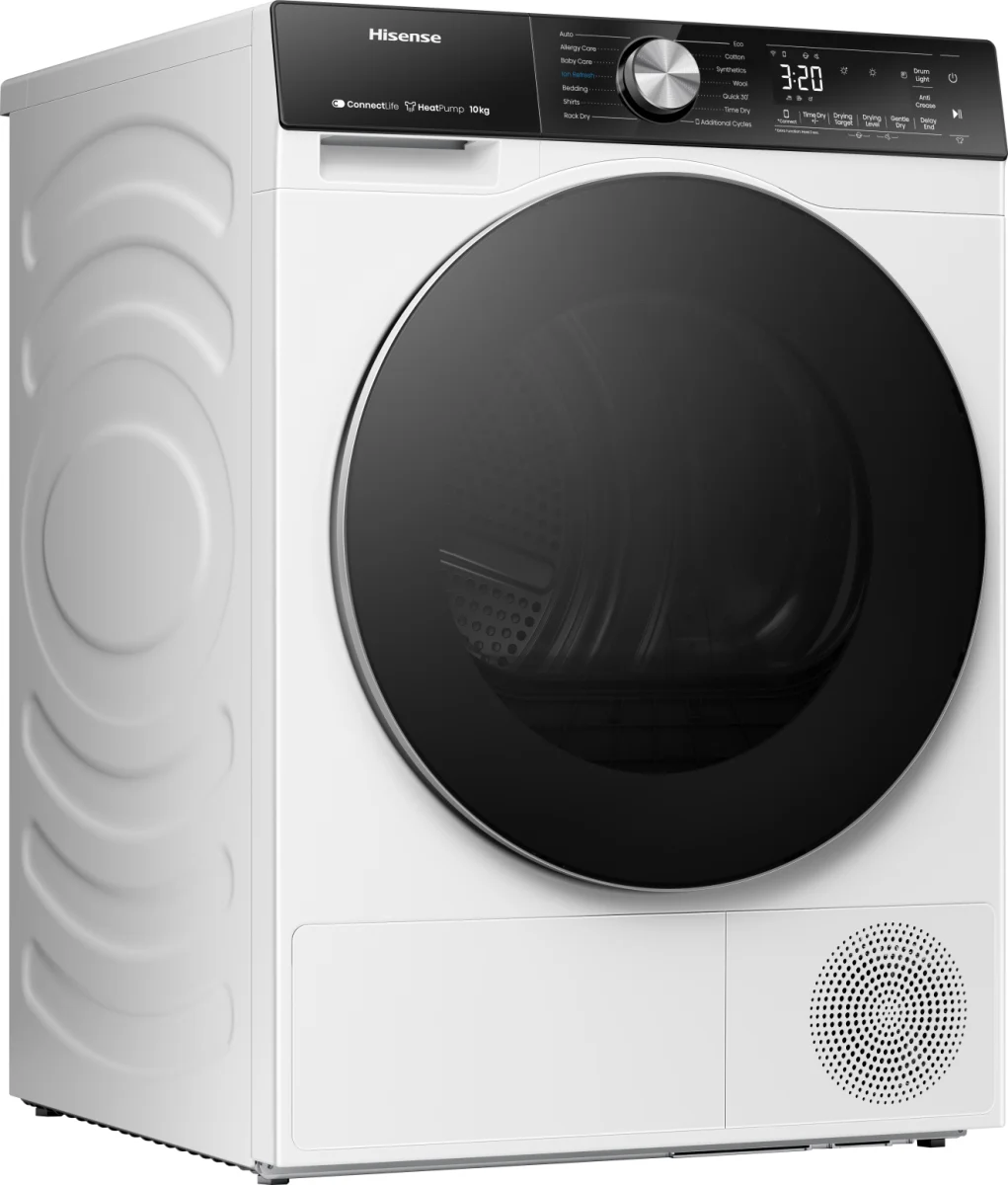 Hisense 5S Freistehender Wäschetrockner mit Wärmepumpe, 10 kg