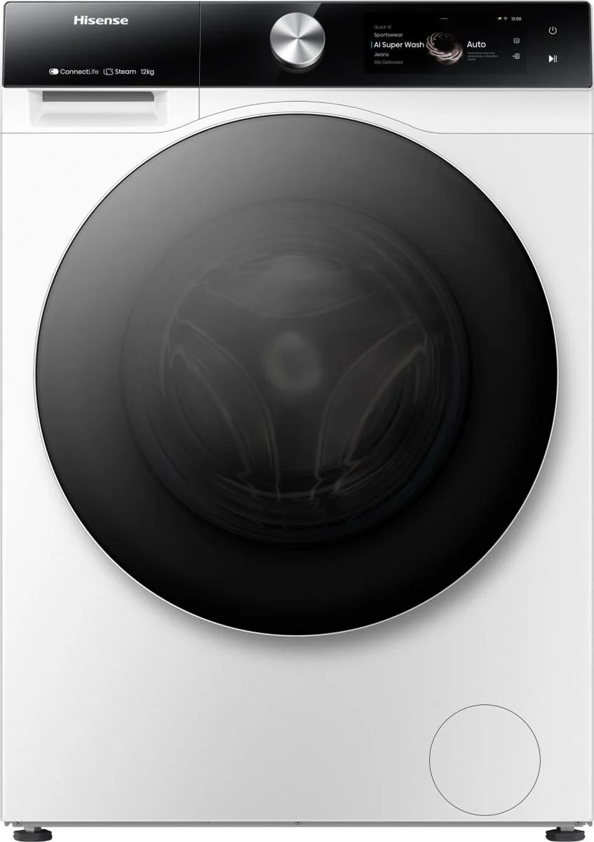 Hisense 7S Freistehend Waschmaschine, 12 kg, 1400 U/min.