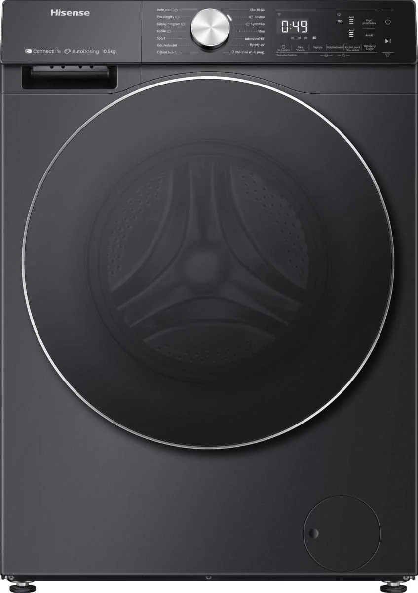 Hisense 5S Freistehend Waschmaschine, 10.5 kg, 1400 U/min.