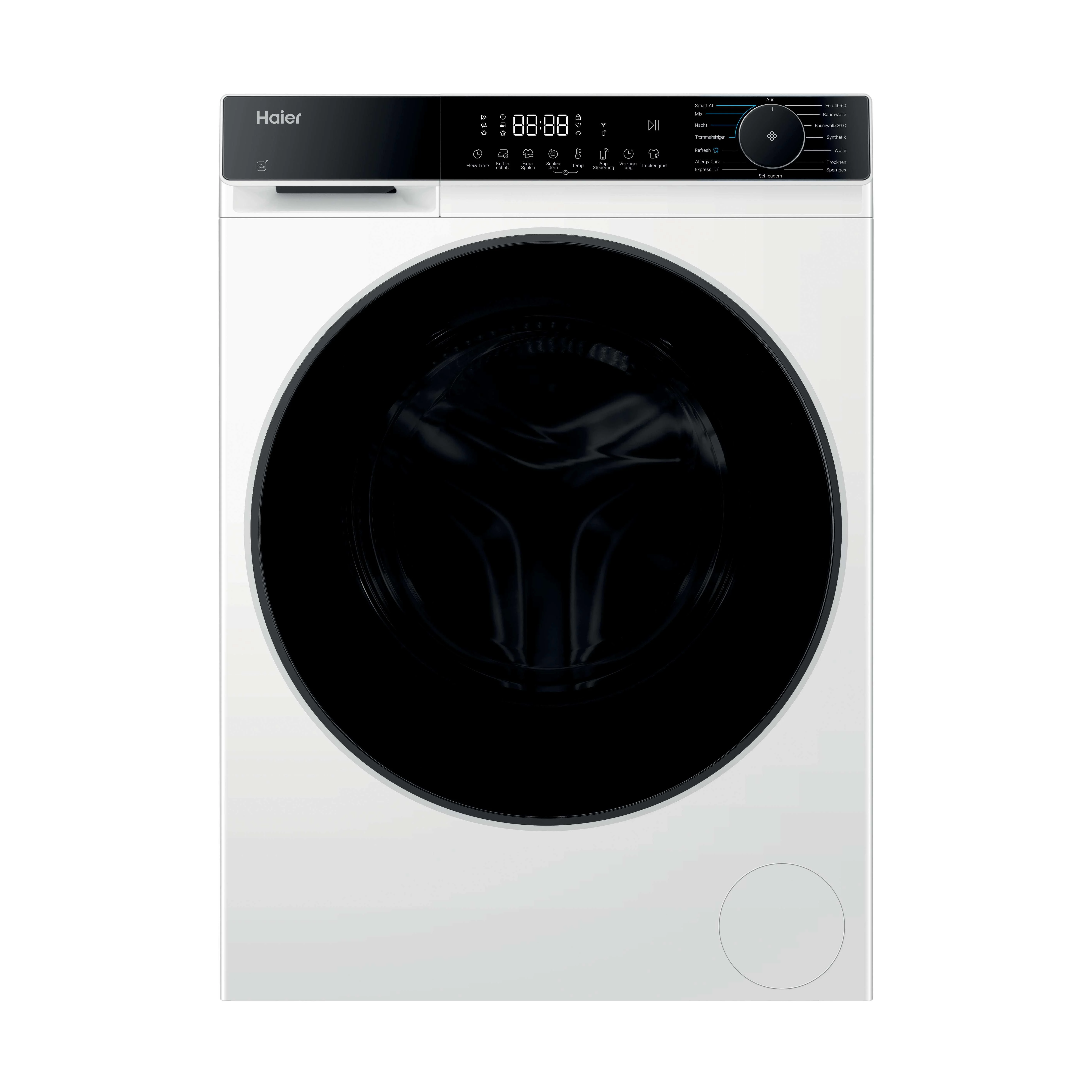 Haier HWD120-BP14357U1 Waschtrockner Freistehend Frontlader Weiß