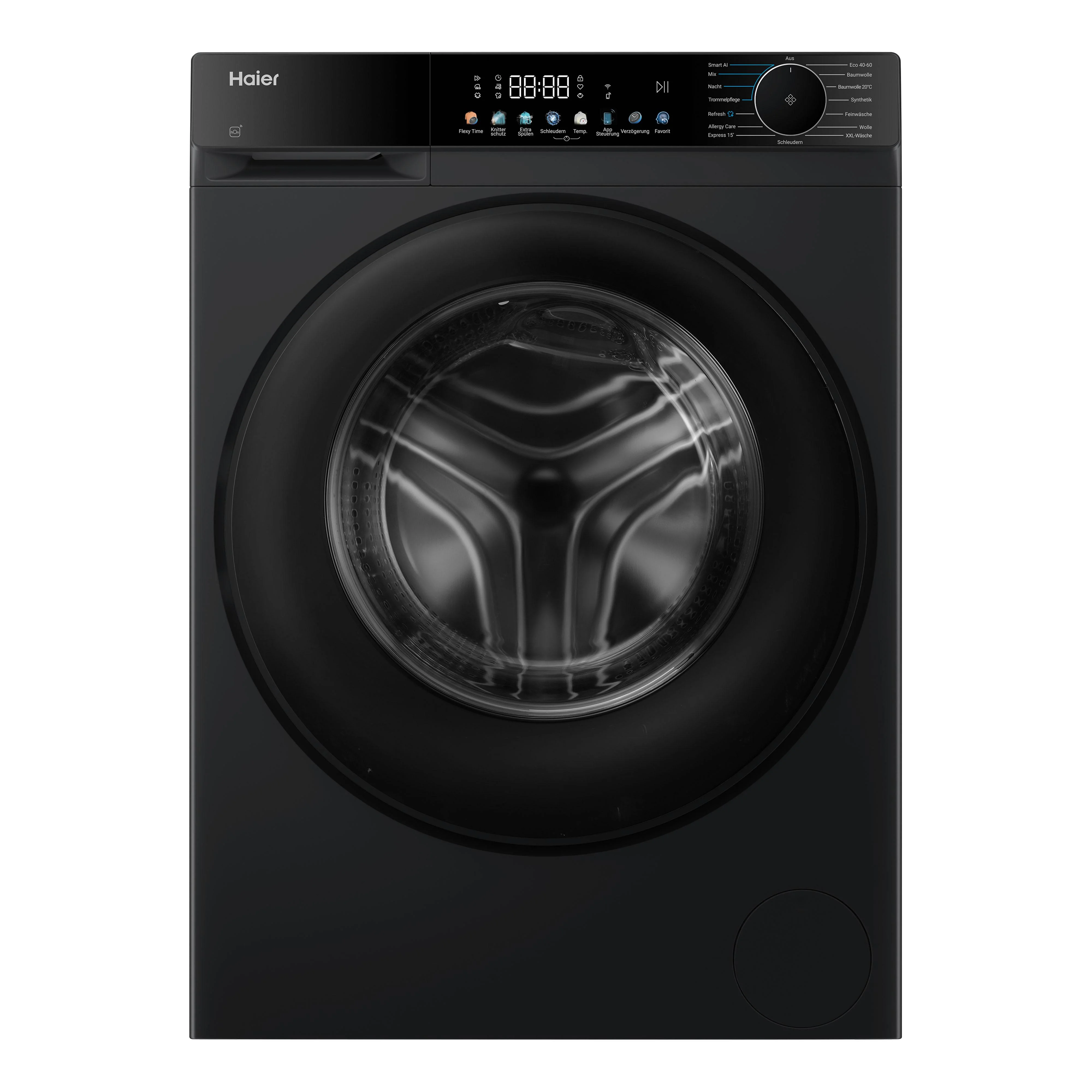 Haier HW90-BP14657BTU1 Waschmaschine Frontlader 9 kg 1400 RPM Schwarz