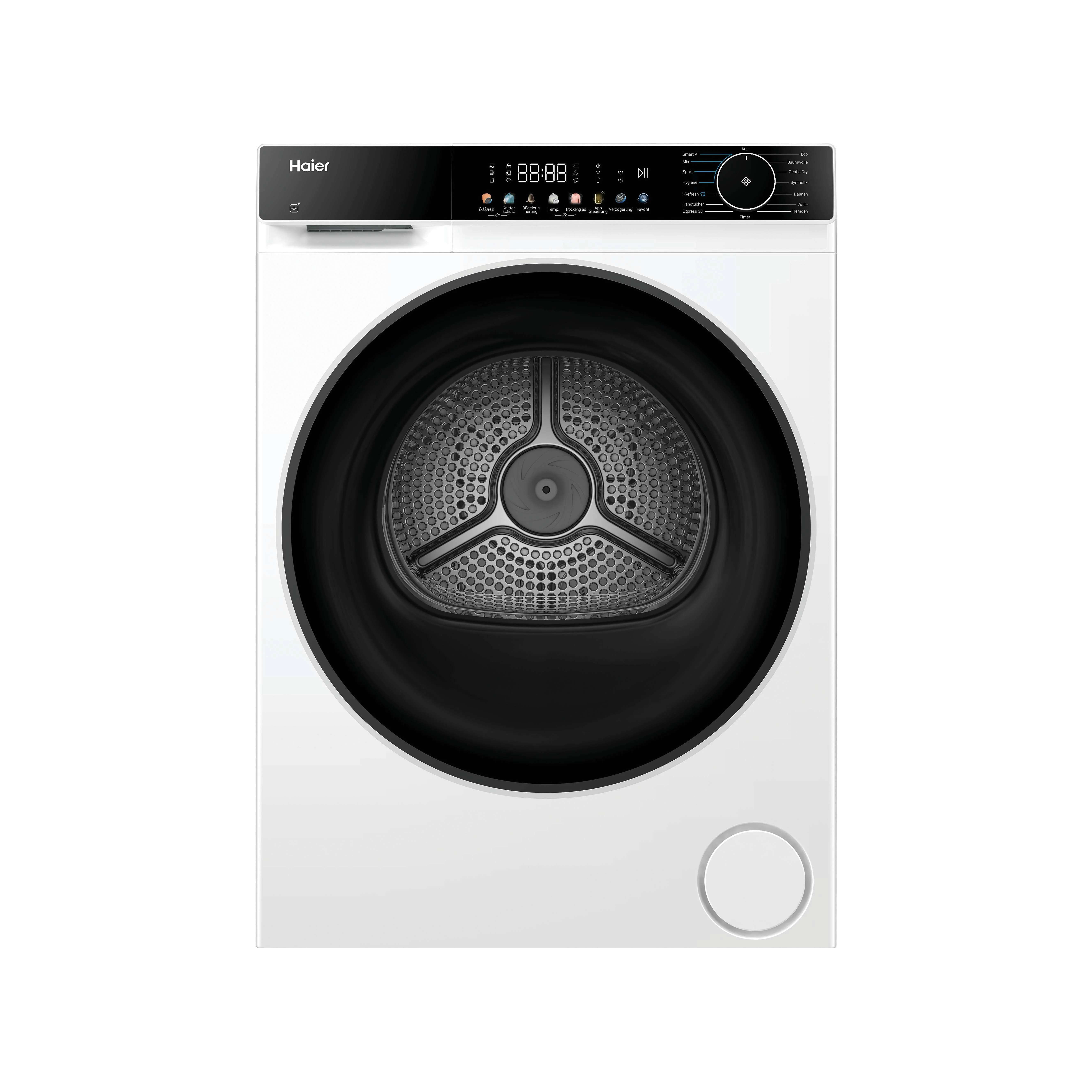 Haier HD90-C657U1 Wäschetrockner Freistehend Frontlader 9 kg Weiß