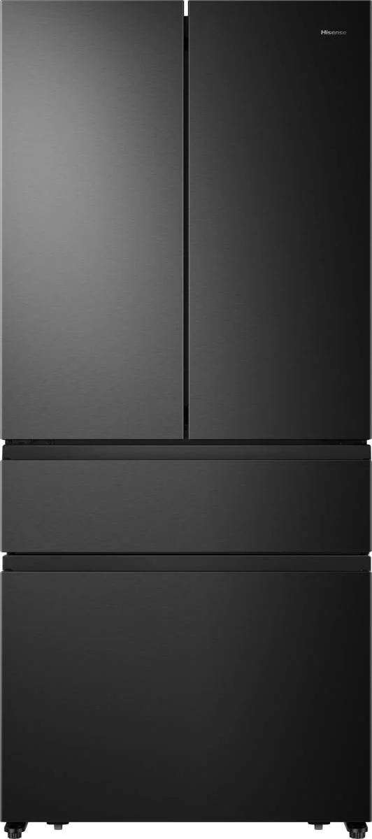 Hisense Freistehend French Door Kühlschrank, Schwarz, 480 l