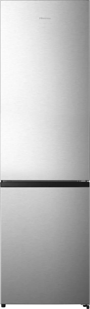 Hisense Freistehend Kühlschrank/Gefrierschrank, Inox, 336 l